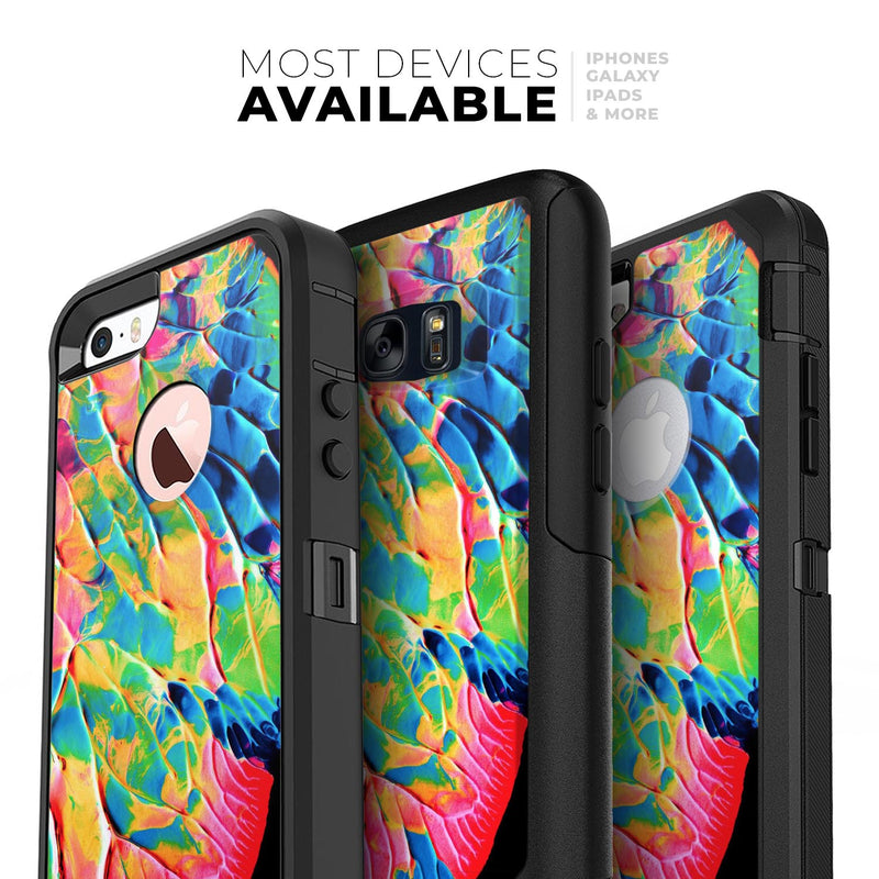 Liquid Abstract Paint V14 - Skin Kit for the iPhone OtterBox Cases