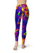 Liquid Abstract Paint V16 - All Over Print Womens Leggings / Yoga or Workout Pants