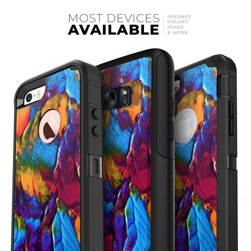 Liquid Abstract Paint V19 - Skin Kit for the iPhone OtterBox Cases