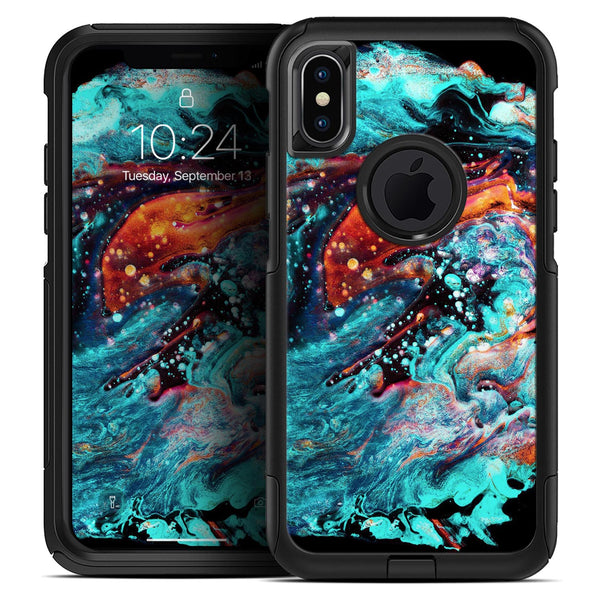 Liquid Abstract Paint V21 - Skin Kit for the iPhone OtterBox Cases