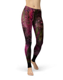Liquid Abstract Paint V23 - All Over Print Womens Leggings / Yoga or Workout Pants