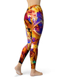Liquid Abstract Paint V25 - All Over Print Womens Leggings / Yoga or Workout Pants