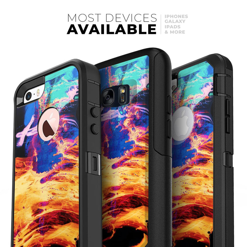 Liquid Abstract Paint V26 - Skin Kit for the iPhone OtterBox Cases