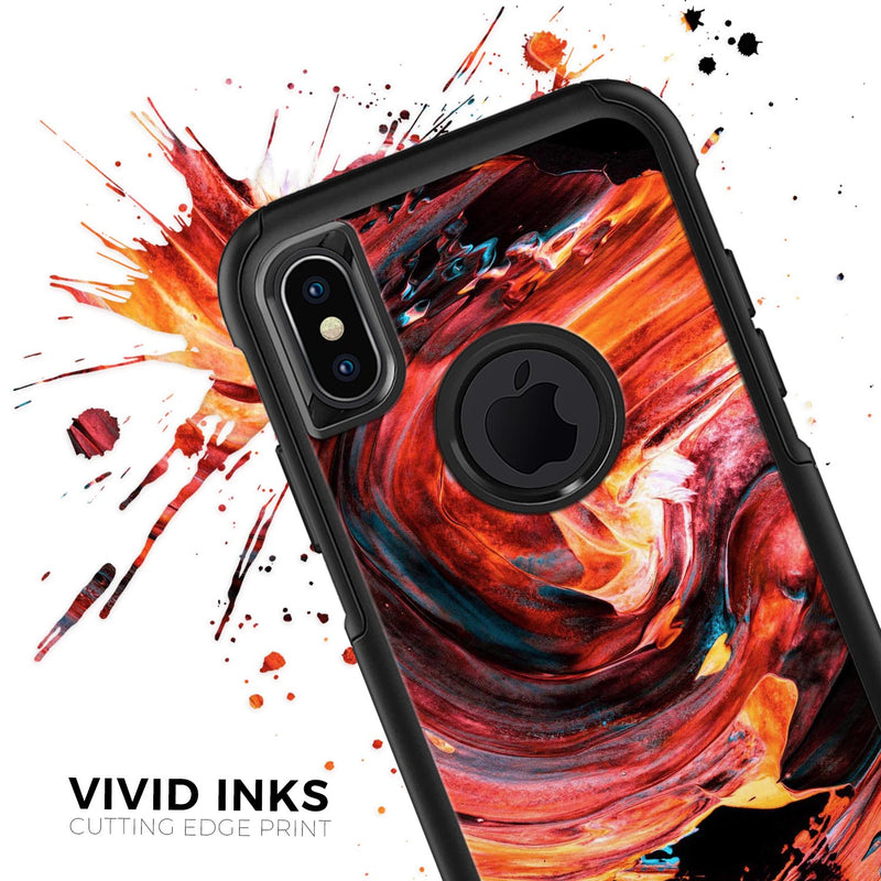 Liquid Abstract Paint V27 - Skin Kit for the iPhone OtterBox Cases