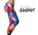 Liquid Abstract Paint V28 - All Over Print Womens Leggings / Yoga or Workout Pants
