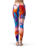 Liquid Abstract Paint V28 - All Over Print Womens Leggings / Yoga or Workout Pants