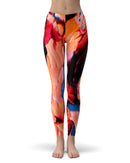 Liquid Abstract Paint V30 - All Over Print Womens Leggings / Yoga or Workout Pants
