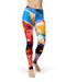 Liquid Abstract Paint V31 - All Over Print Womens Leggings / Yoga or Workout Pants