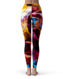 Liquid Abstract Paint V33 - All Over Print Womens Leggings / Yoga or Workout Pants