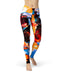 Liquid Abstract Paint V34 - All Over Print Womens Leggings / Yoga or Workout Pants