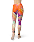 Liquid Abstract Paint V35 - All Over Print Womens Leggings / Yoga or Workout Pants