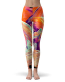 Liquid Abstract Paint V35 - All Over Print Womens Leggings / Yoga or Workout Pants