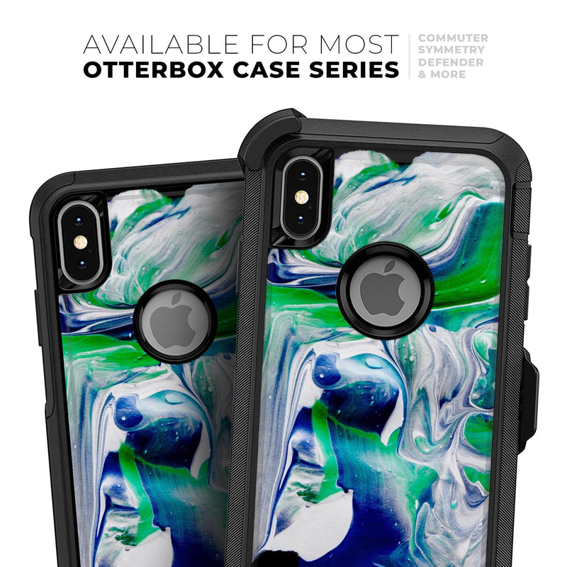 Liquid Abstract Paint V39 - Skin Kit for the iPhone OtterBox Cases