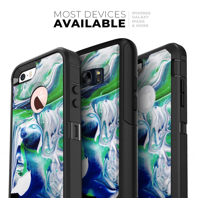 Liquid Abstract Paint V39 - Skin Kit for the iPhone OtterBox Cases