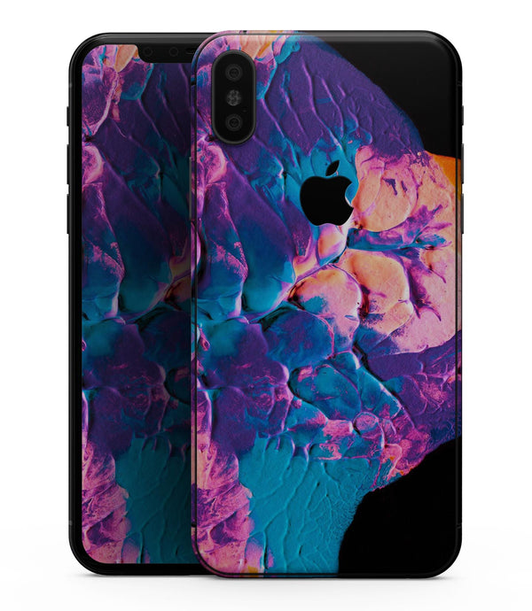 Liquid Abstract Paint V41 - iPhone XS MAX, XS/X, 8/8+, 7/7+, 5/5S/SE Skin-Kit (All iPhones Avaiable)