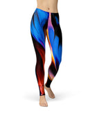 Liquid Abstract Paint V42 - All Over Print Womens Leggings / Yoga or Workout Pants