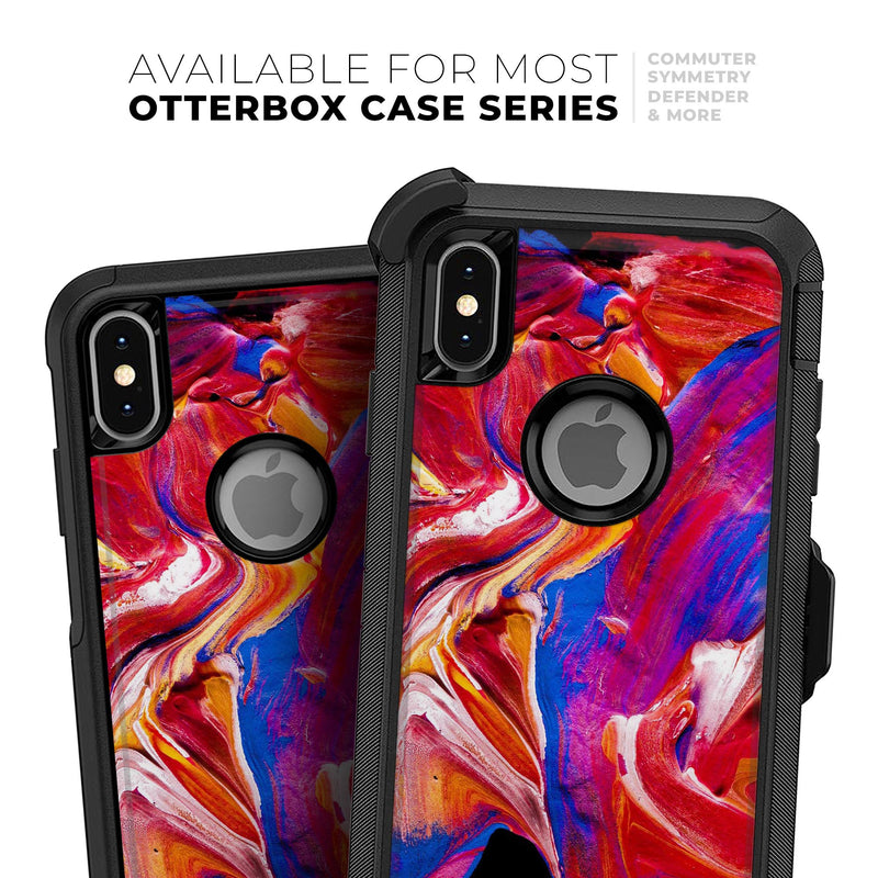 Liquid Abstract Paint V44 - Skin Kit for the iPhone OtterBox Cases