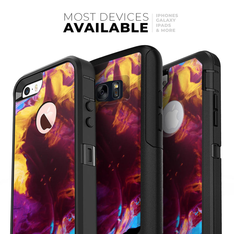 Liquid Abstract Paint V45 - Skin Kit for the iPhone OtterBox Cases