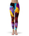 Liquid Abstract Paint V45 - All Over Print Womens Leggings / Yoga or Workout Pants