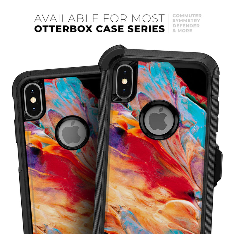 Liquid Abstract Paint V50 - Skin Kit for the iPhone OtterBox Cases