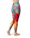 Liquid Abstract Paint V50 - All Over Print Womens Leggings / Yoga or Workout Pants