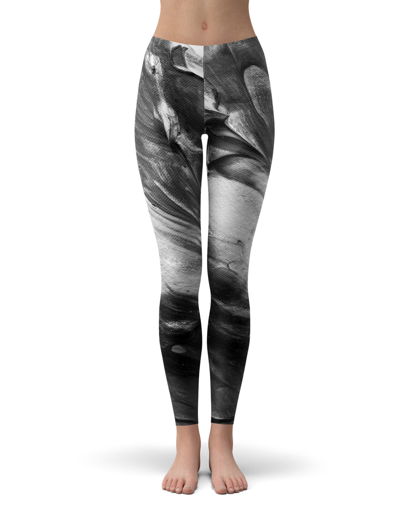 Liquid Abstract Paint V53 - All Over Print Womens Leggings / Yoga or Workout Pants