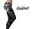 Liquid Abstract Paint V54 - All Over Print Womens Leggings / Yoga or Workout Pants