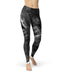 Liquid Abstract Paint V55 - All Over Print Womens Leggings / Yoga or Workout Pants
