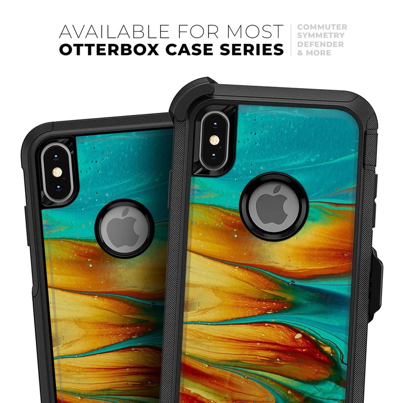 Liquid Abstract Paint V60 - Skin Kit for the iPhone OtterBox Cases