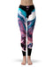 Liquid Abstract Paint V62 - All Over Print Womens Leggings / Yoga or Workout Pants