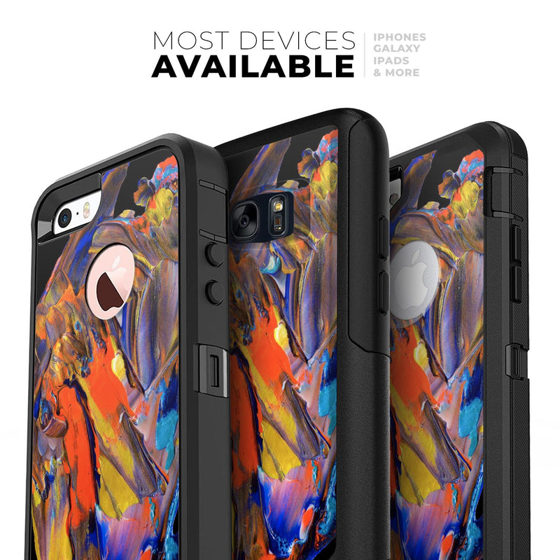 Liquid Abstract Paint V63 - Skin Kit for the iPhone OtterBox Cases
