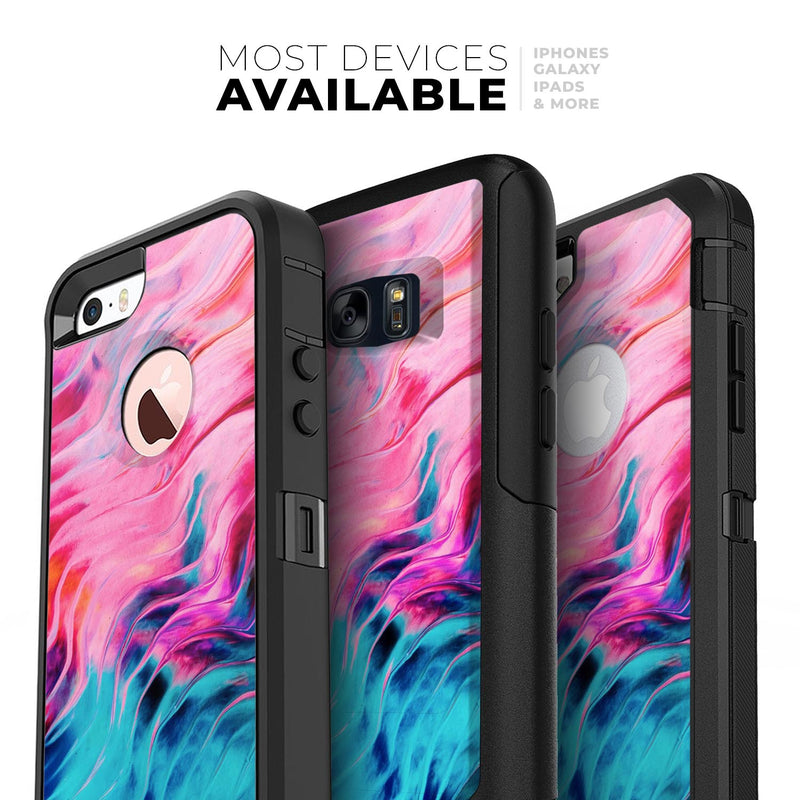 Liquid Abstract Paint V66 - Skin Kit for the iPhone OtterBox Cases