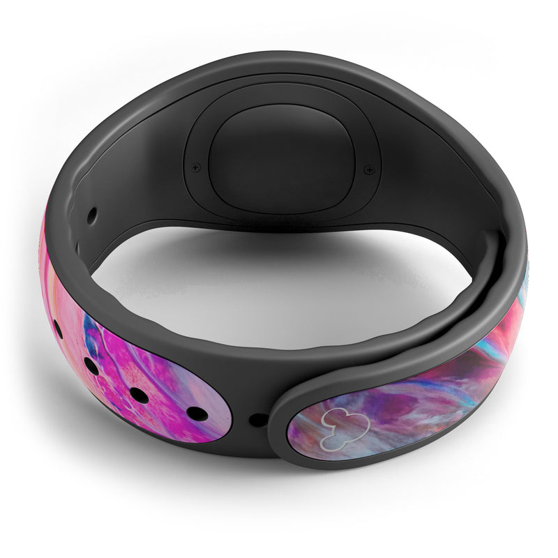Liquid Abstract Paint V67 - Full Body Skin Decal Wrap Kit for Disney Magic Band