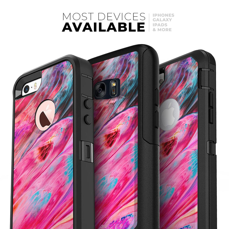 Liquid Abstract Paint V67 - Skin Kit for the iPhone OtterBox Cases
