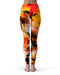 Liquid Abstract Paint V69 - All Over Print Womens Leggings / Yoga or Workout Pants