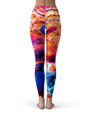 Liquid Abstract Paint V72 - All Over Print Womens Leggings / Yoga or Workout Pants