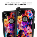 Liquid Abstract Paint V74 - Skin Kit for the iPhone OtterBox Cases