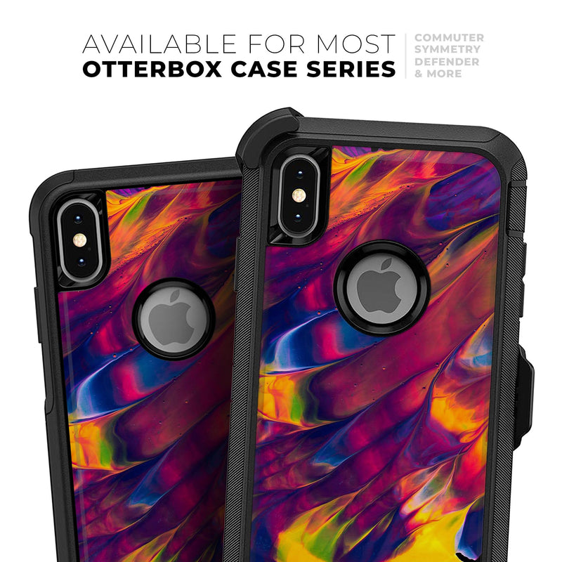 Liquid Abstract Paint V78 - Skin Kit for the iPhone OtterBox Cases