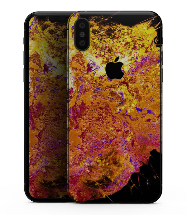Liquid Abstract Paint V7 - iPhone XS MAX, XS/X, 8/8+, 7/7+, 5/5S/SE Skin-Kit (All iPhones Avaiable)