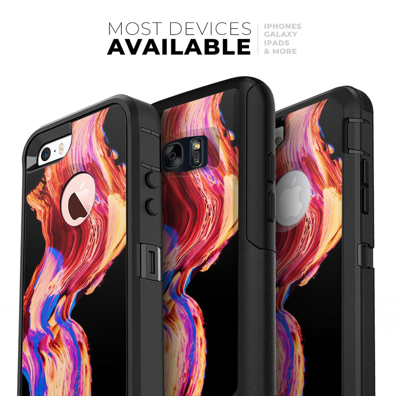 Liquid Abstract Paint V80 - Skin Kit for the iPhone OtterBox Cases