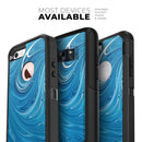 Liquid Blue Color Fusion - Skin Kit for the iPhone OtterBox Cases