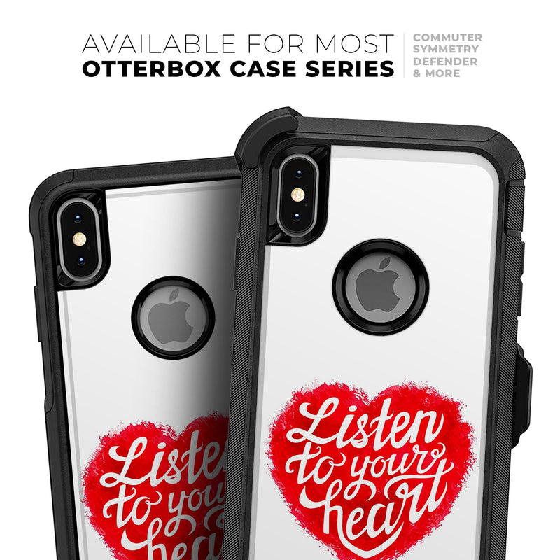 Listen To Your Heart - Skin Kit for the iPhone OtterBox Cases