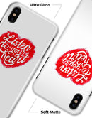 Listen To Your Heart - iPhone X Clipit Case