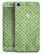 Little Green Watercolor Polka Dots - Skin-kit for the iPhone 8 or 8 Plus