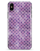 Little Purple Watercolor Polka Dots - iPhone X Clipit Case