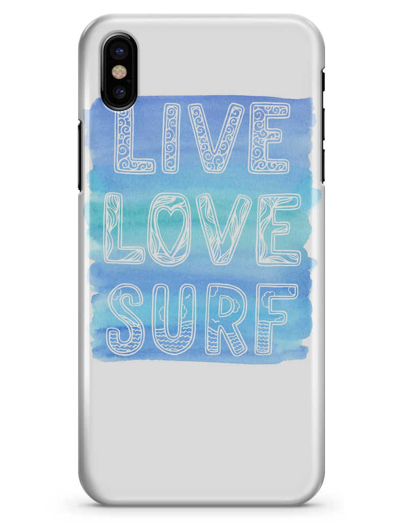 Live Love Surf - iPhone X Clipit Case