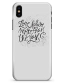 Love Future More Than The Past - iPhone X Clipit Case