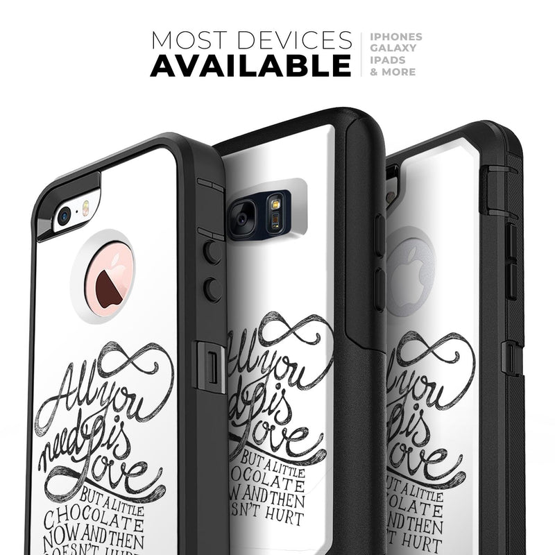 Love and Chocolate - Skin Kit for the iPhone OtterBox Cases