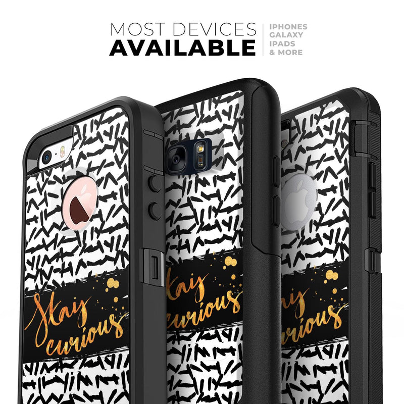 Lux Stay Curious - Skin Kit for the iPhone OtterBox Cases