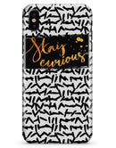 Lux Stay Curious - iPhone X Clipit Case